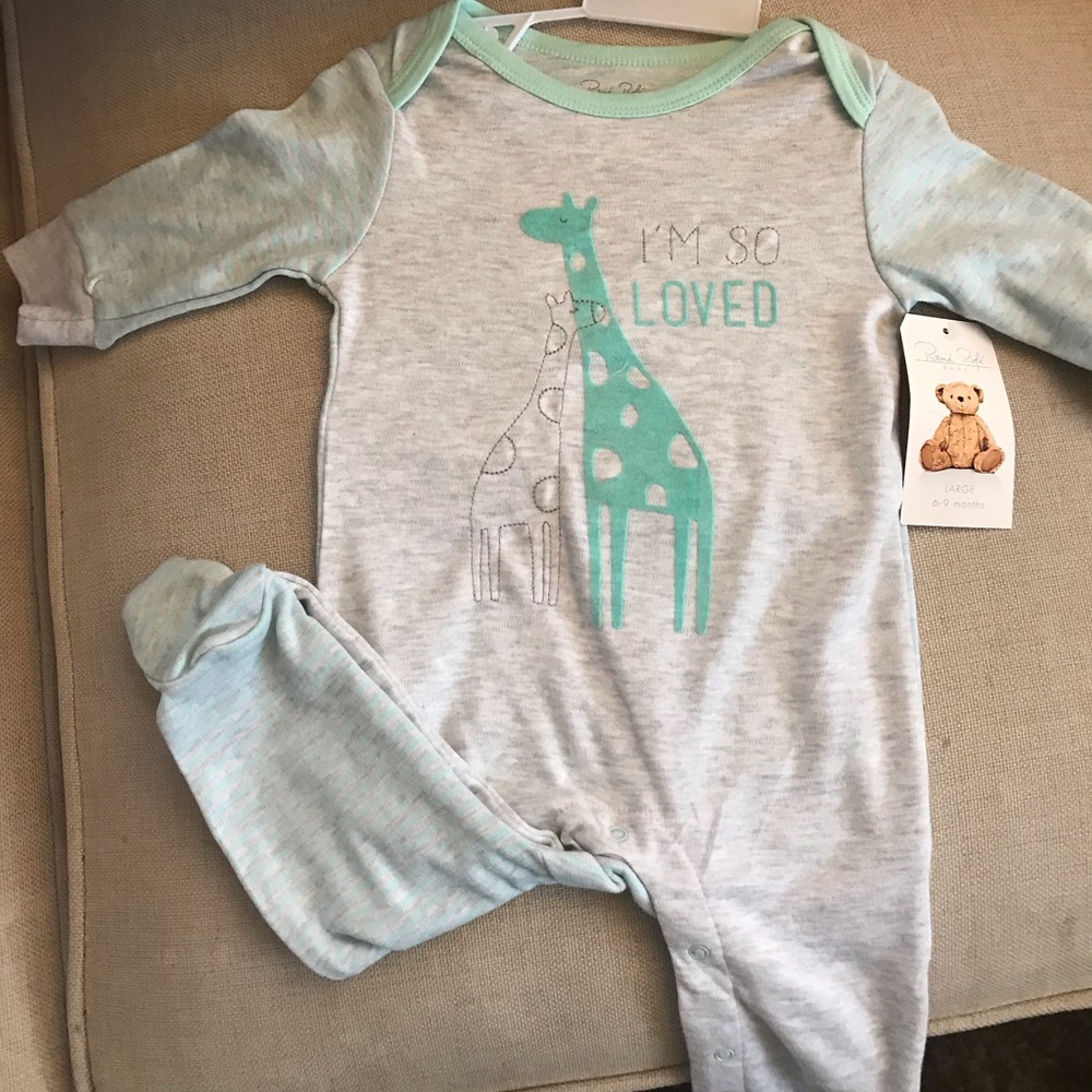 René Rofé baby Footie pajamas 6-9 months